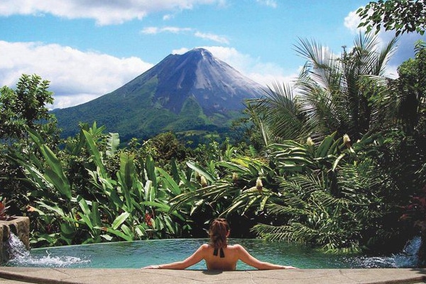 Arenal The Springs volcano views