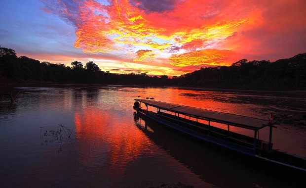 Peruvian Amazon sundown