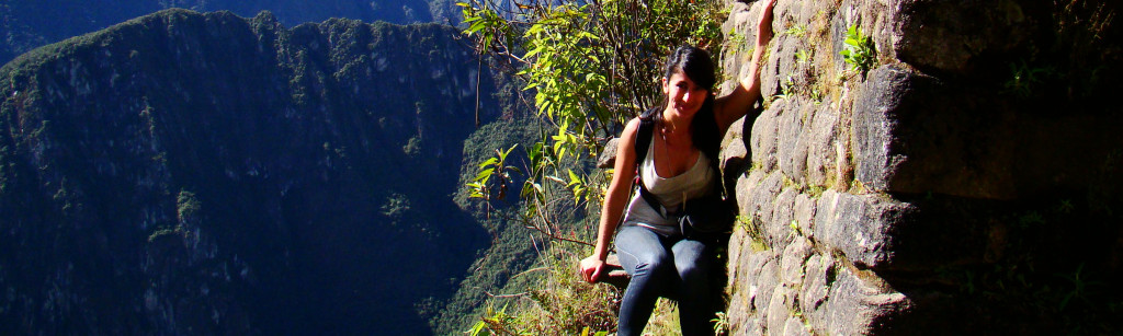 Montse at Machu Picchu