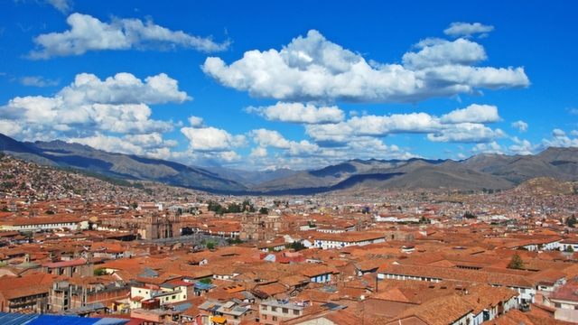 The rooftops of Cusco