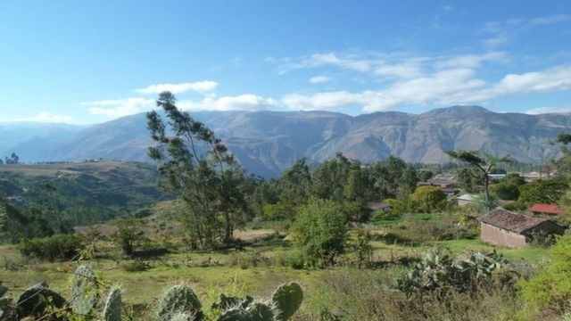 View from the Salkantay Trek