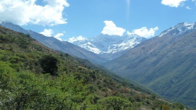 View of Salkantay Mountain