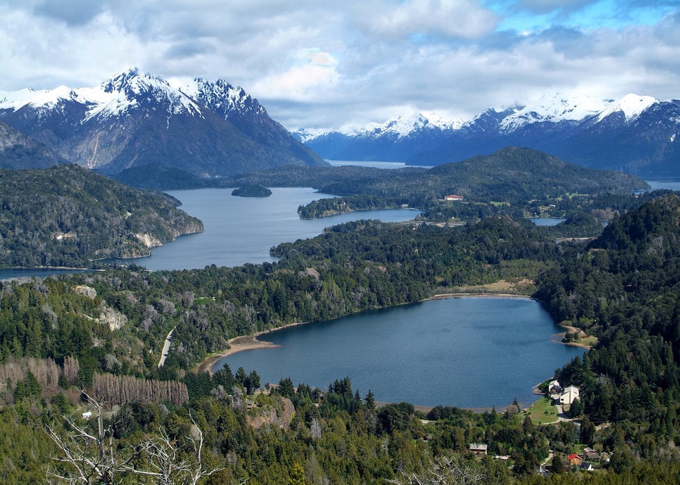 View of Lake Nahuel Huapi From Cerro Campanario