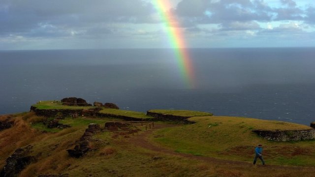 Hiking in Easter Island