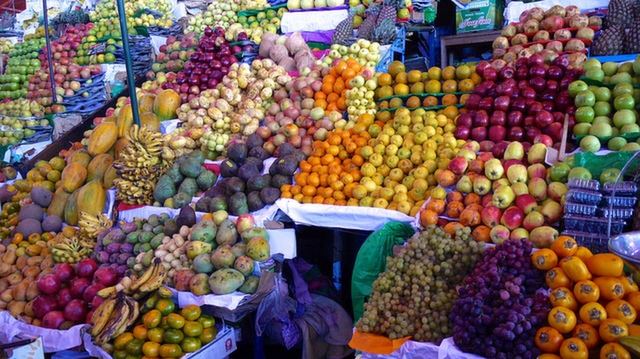 Fruit stall at San Camilo Market 