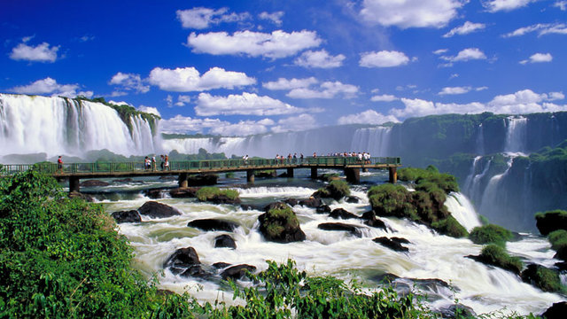 Walkways at Iguazu Falls
