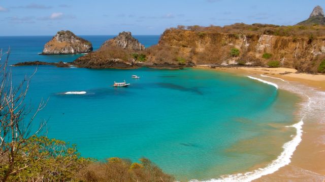 Fernando de Noronha beach in Brazil