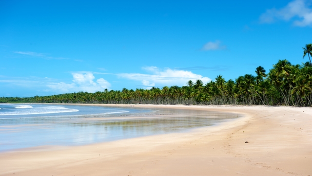 Morro de São Paulo beach in Brazil