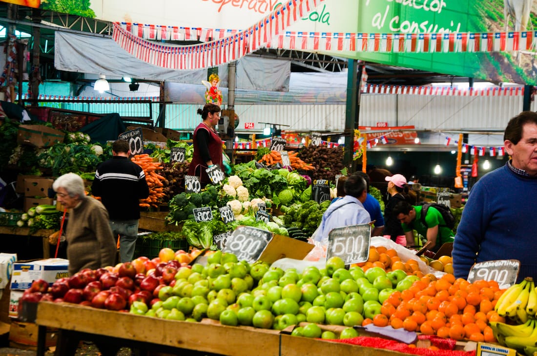 Central Market in Santiago, Chile