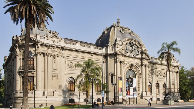 The National Museum of Fine Arts in Santiago de Chile
