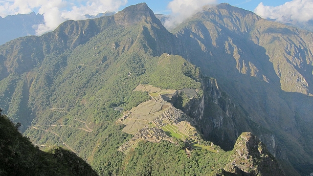 View of Machu Picchu from Wayna Picchu