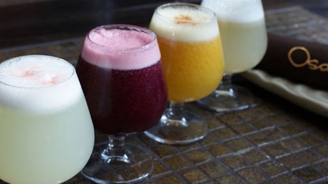 A range of Osaka's Pisco Sours