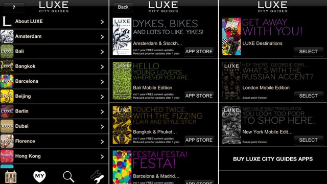 Luxe City Guide Application