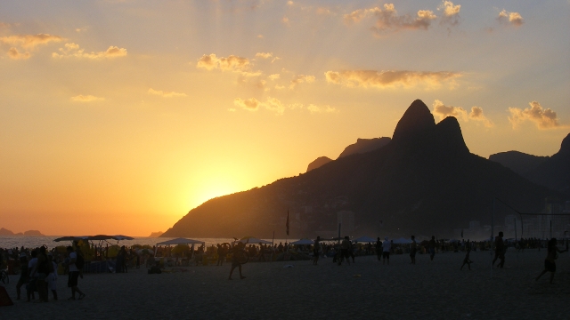 Sunset in Rio