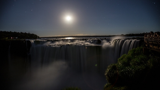 Iguazu Falls Moonlight