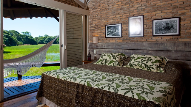 Cordilheira Lodge bedroom, Pantanal