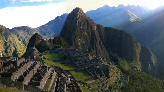 The face of Machu Picchu