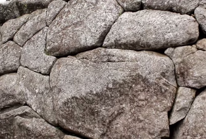 Llama shape of Machu Picchu