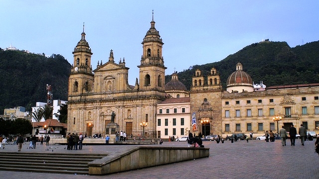 Plaza Bolivar in Bogota, Colombia