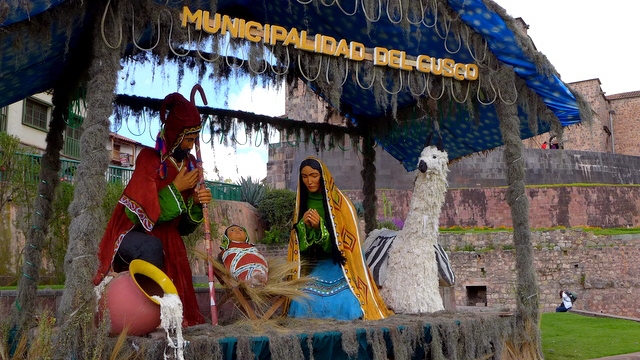 Cusco Christmas nativity