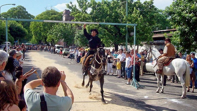 Corrida de Sortija at the Feria de Mataderos