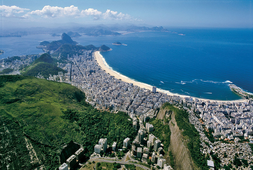 aerial view rio de janeiro