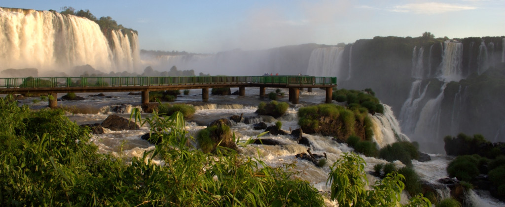 Iguazu Falls in summer