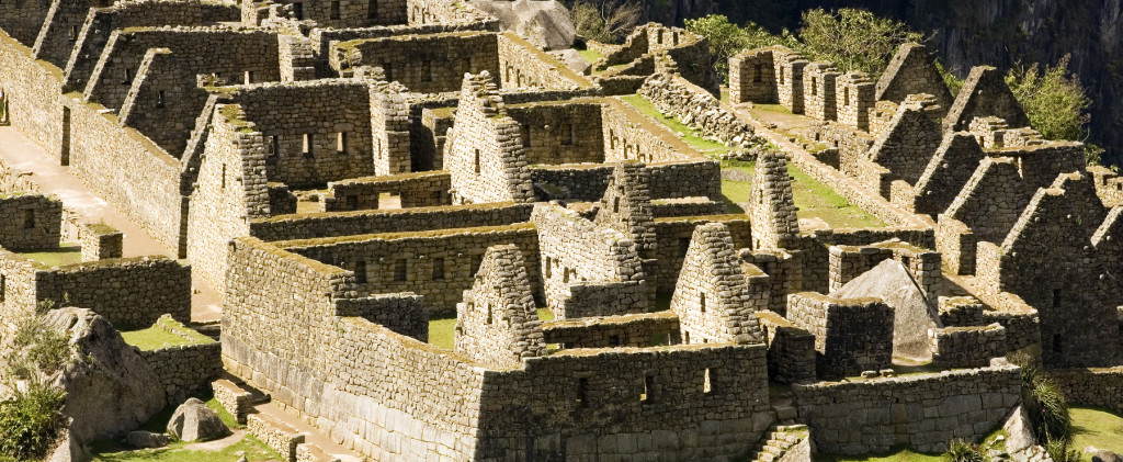 Machu Picchu during the summer