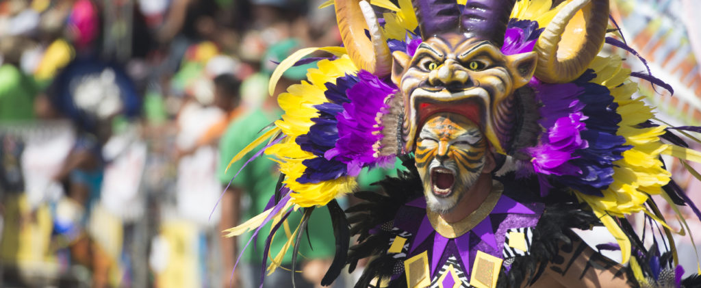 Celebrate carnival in Colombia