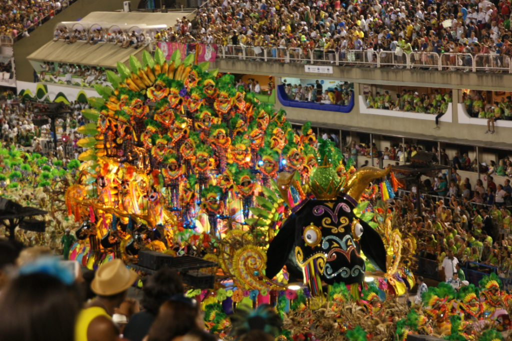 Parade during carnival South America