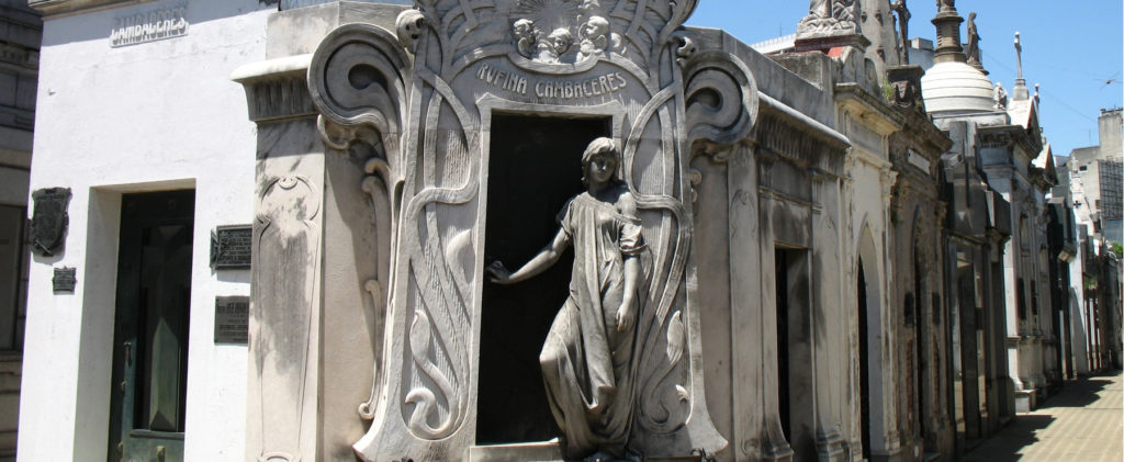 The famous cemetery in Recoleta Buenos Aires