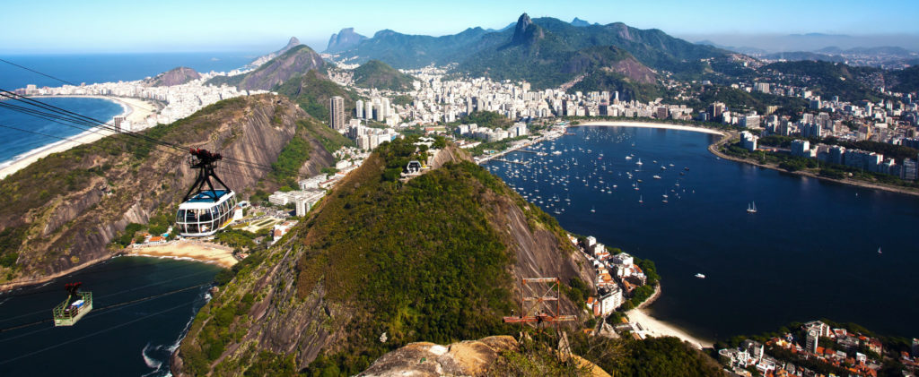 Sugerloaf mountain in Rio de Janeiro