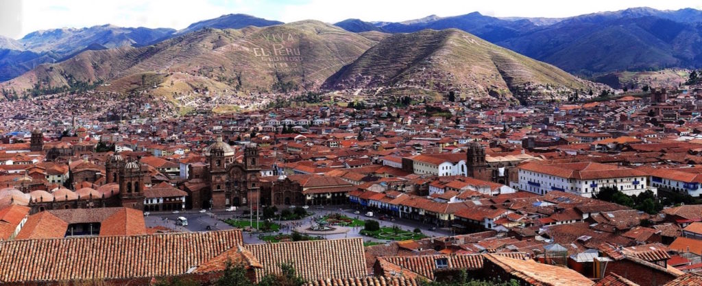 Incan city Cusco in Peru